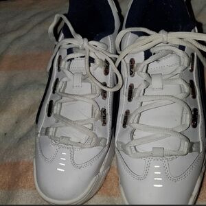 Fila White and Navy Athletic Shoes